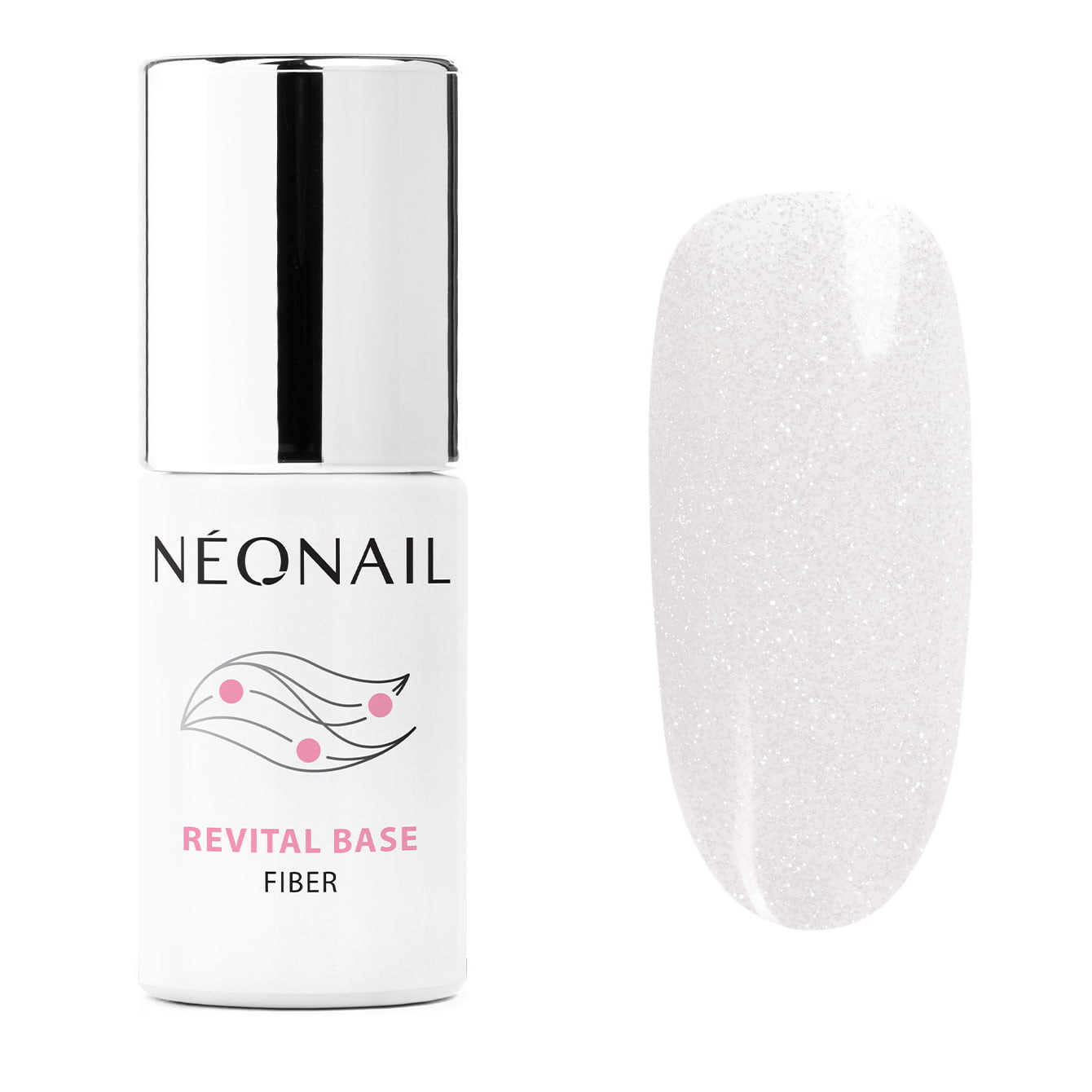 Gellak base coat Revital Base Fiber Shiny Queen 7,2 ml